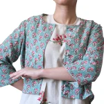 کراپ کت باتیک - مدل سیکلامن (Ciclamen)