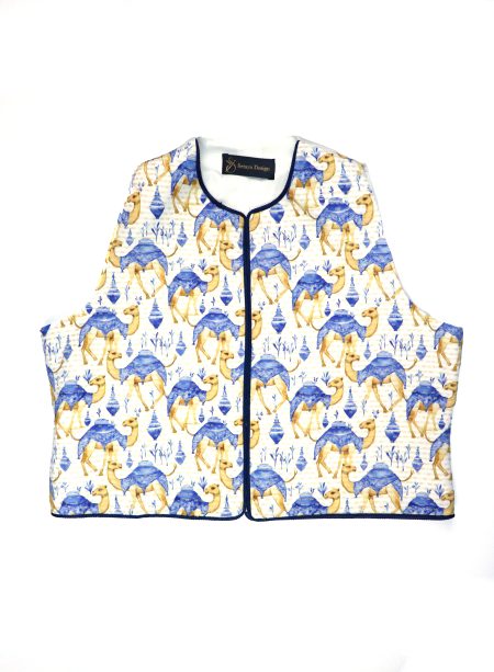 جلیقه کوک دوزی - مدل صحرا