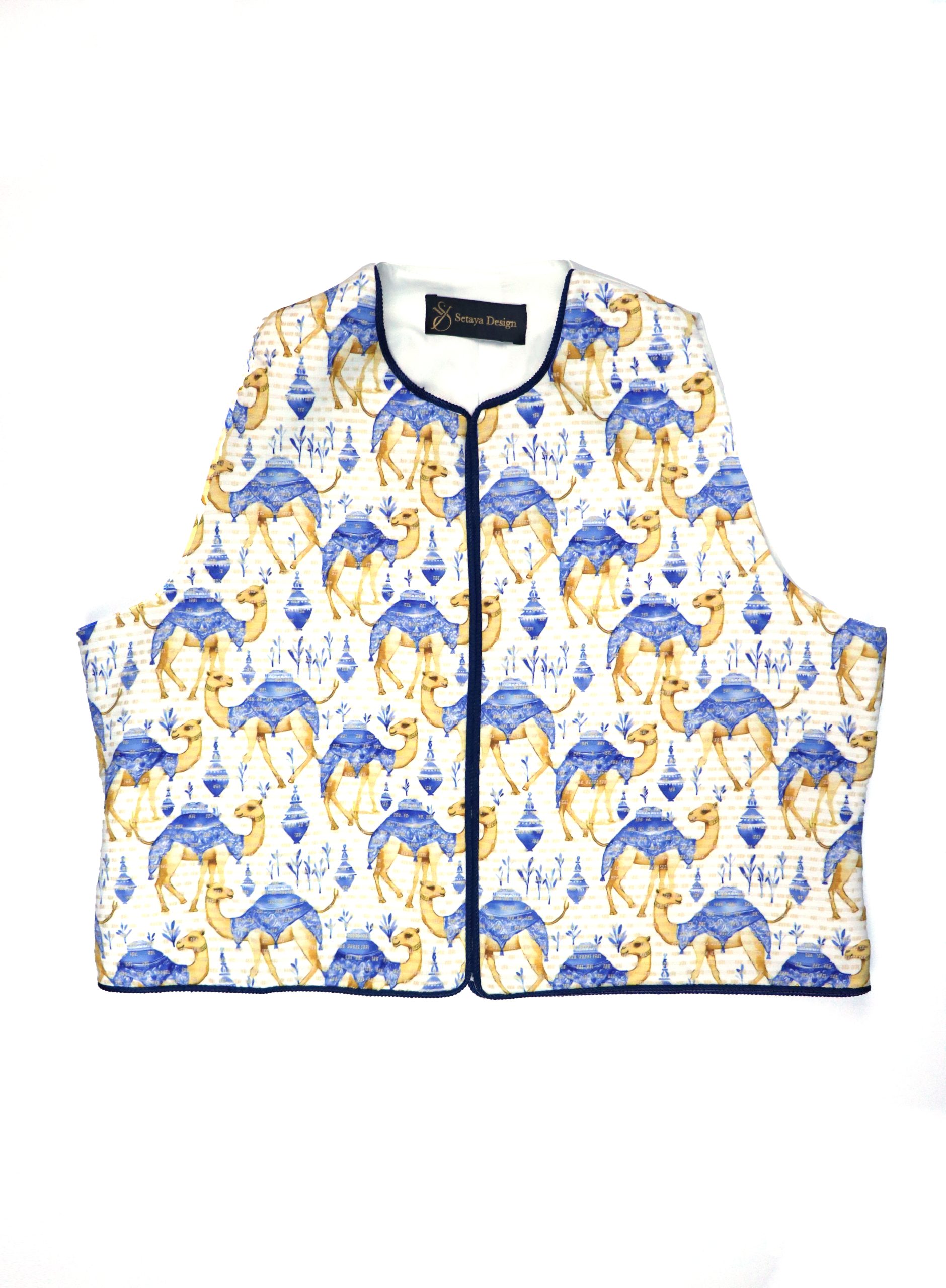 جلیقه کوک دوزی - مدل صحرا 02 جلیقه کوک دوزی - مدل صحرا