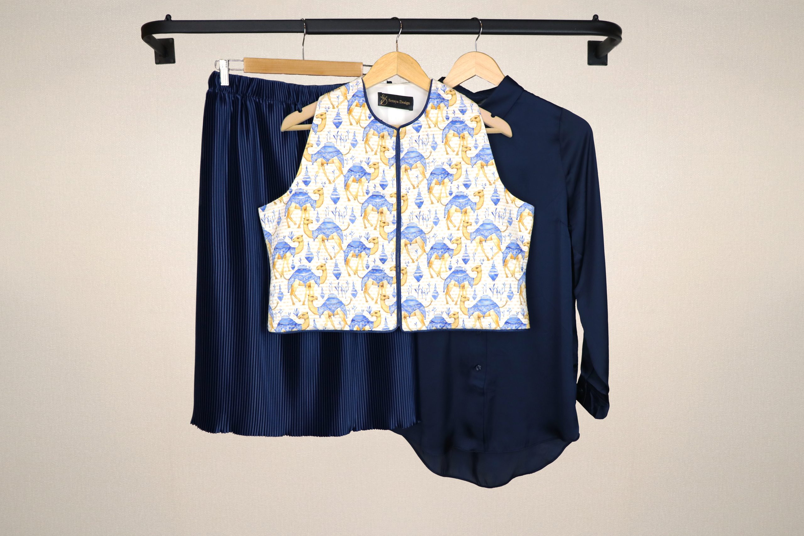 جلیقه کوک دوزی - مدل صحرا 03 جلیقه کوک دوزی - مدل صحرا