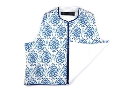 جلیقه کوک دوزی - مدل قوچ آبی